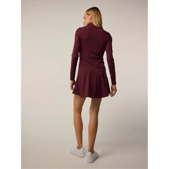 Greyson Long Sleeve Hera Dress In Chablis Burgundy Size Medium - Picture 2 of 9
